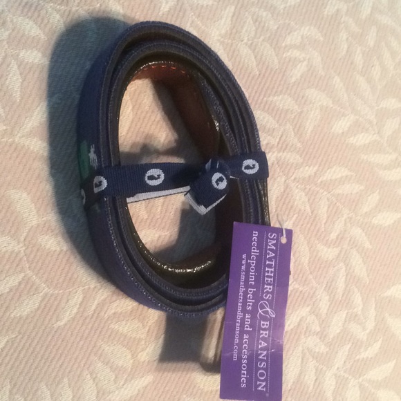 Needlepoint belt by Smathers & Branson - Picture 2 of 6